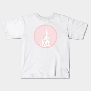 Millennial Pink Magic Castle Kids T-Shirt